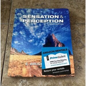 Sensation and Perception 10th Edition by E. Bruce Goldstein (English) Hardcover